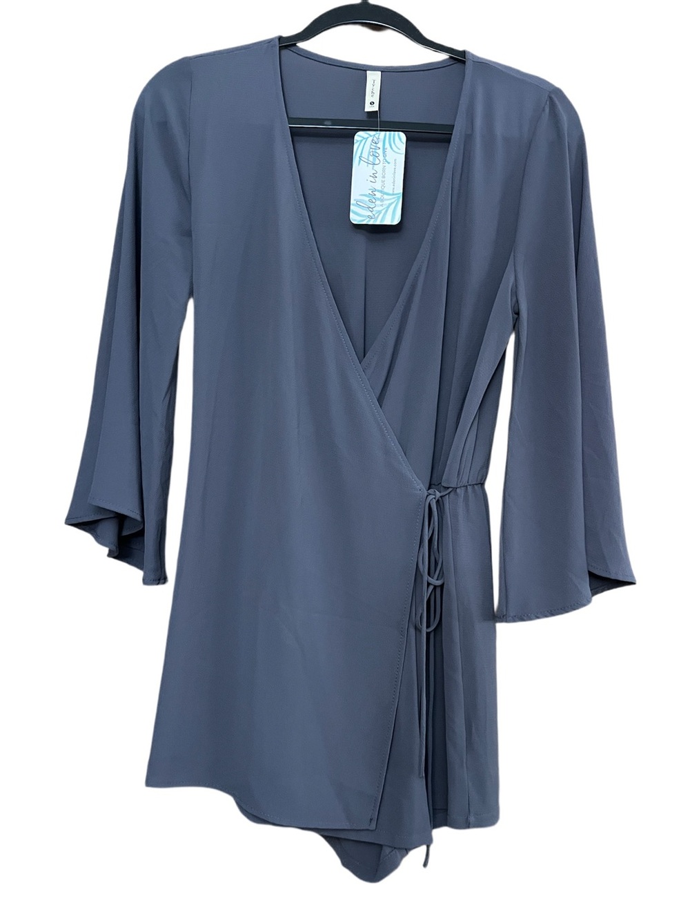 EDEN IN LOVE Wrap Mini Dress Romper Shorts